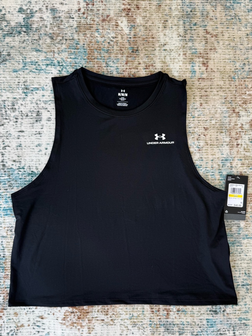Women’s Under Armour Sleeveless Black Tank top Size Medium